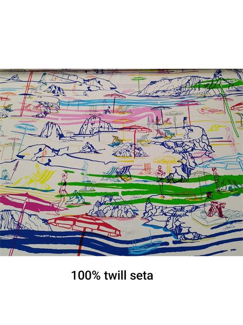 tessuto spiaggia in twill di seta Laboratorio Capri | SPIAGGIASPIAGGIATWILL